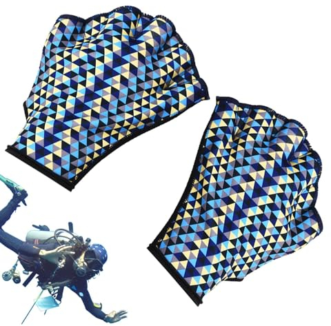 Dmuzsoih Schwimmhandschuhe,Schwimmhandschuhe für Herren | Wasser-Aerobic-Handschuhe | Schwimmhandschuhe, Schwimmtrainingshandschuhe, Schwimmhandschuhe mit Schwimmhäuten, Fingerlose Wasserhandschuhe