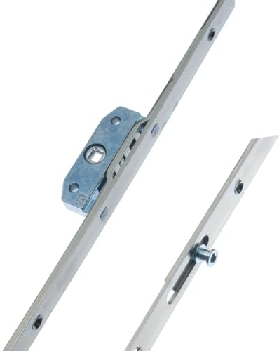 Espagnolette Bar Window Lock – High-Security Multipoint Locking System for uPVC, Timber & Aluminium Windows, Chrome Finish, Weather-Tight Seal (400mm x 22mm)