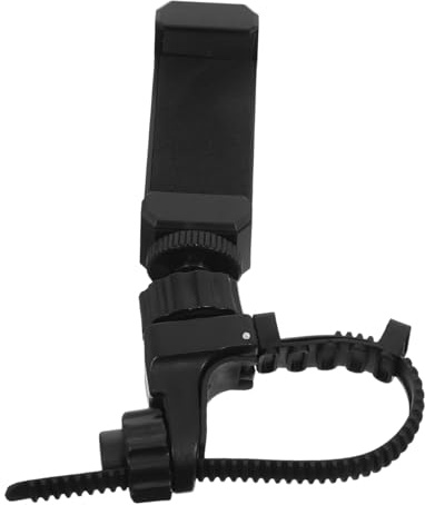 CLISPEED Adjustable Trombone Lyre Clip Phone Holder for Trumpet French Horn Alto Saxophone Metal Music Stand with Secure Clamp for Marching Band Practice and Music Viewing