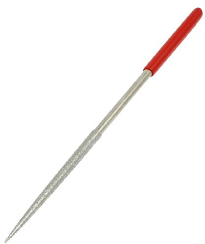 Aexit Lapidary Jeweler Round Rat Tail Diamond Files 5mm x 180mm Silver Tone Red (f232c377407b2ba8a4c70bfcb98635bb)