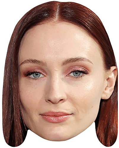 Sophie Turner (Make Up) Maske aus Karton