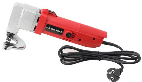 SUDEG Cisaille électriques,Cisaille à tôle électrique,500W Grignoteuse à Métal, 2000tr/min pour Couper le Métal,épaisseur de Coupe : 2,5 mm