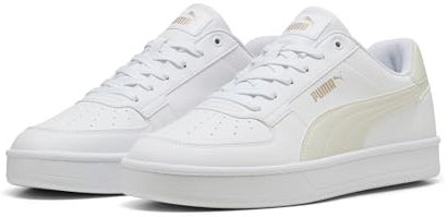 PUMA Unisex CAVEN 2.0 Sneaker, White-Vapor Gray Gold, 43 EU