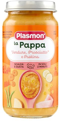 Plasmon La Pappa - Verdure, Prosciutto e Pastina 6x200g