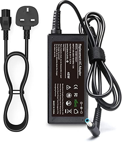 YOBVTBF 45W Laptop Charger Compatible with HP Pavilion 11 13 15, Elitebook 840 850 Stream 11 13 14 X2 TouchSmart 15-n 15-f Spectre x360 Chromebook 11 G3 G4 Blue Tip Power Adapter