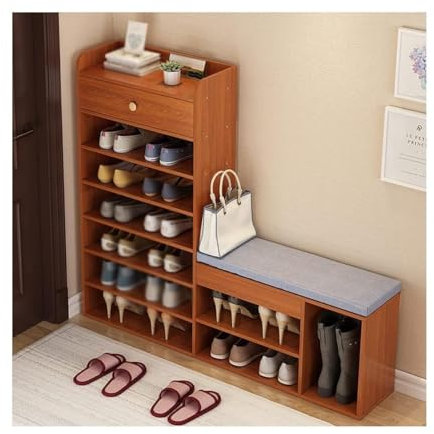 etagere a chaussure Étagère à chaussures à 7 niveaux étagère à chaussures sur pied étagère de rangement pour salon chambre à coucher canapé d'entrée armoire à langer étagère à chaussure