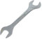 ExcInter Open Ended Spanner, 24x27mm Double End Silver Wrench 3mm Ultra Thin Repairing Tool for Use Under Narrow Space Conditions(1 PCS)