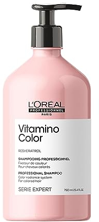 L’Oréal Professionnel Shampoo, With Resveratrol for Coloured Hair, Serie Expert Vitamino Colour, 750 ml