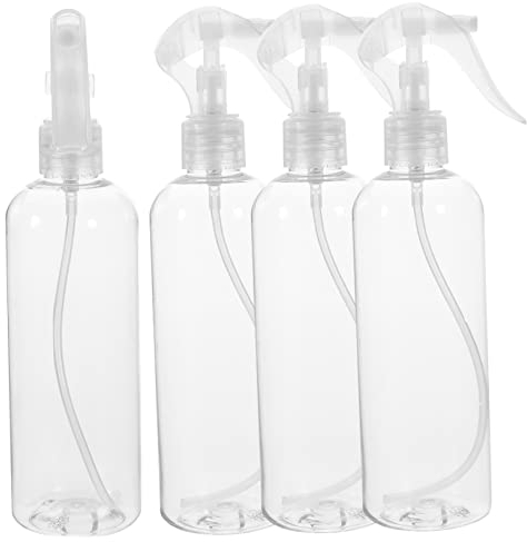 Mikinona 4pezzi Bottiglie Spray Ricaricabili Per Cosmetici Da Contenitori Vuoti Da Trasparenti e Leggeri Per Viaggio Per Lozioni Profumi e Giardinaggio
