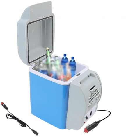 ZCCMWLVSHUO Nevera Portatil Electrica PequeñA, 7.5l,Coche 12v,Bajo Ruido Nevera Coche, con FuncióN De Enfriamiento Y CalefaccióN Mini Nevera, Nevera De Coche para Viajar