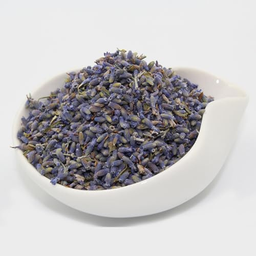 Té Chino De Flores Secas De Lavanda Té Perfumado Tee De Flores Moradas Tea Botánico Te Calmante Y Relajante Para Dormir Tea Verde Aromático De Flores Sin Aditivos (250g)