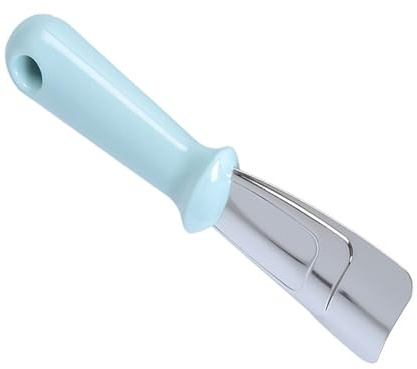 WPKD BLUEIY Pala descongelante de acero inoxidable para refrigerador, raspador de hielo grueso para el hogar, azul, pala para refrigerador, eficiente