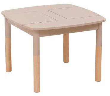 FurnitureHMD Toddler Multi-Use Table with Hidden Storage,Children's Versatile Activity Table for Dining Room and Playroom