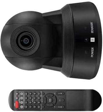 MALSSE 2. Cámara web profesional de transmisión de video 1080P con control remoto para conferencias en línea y transmisión web para videoconferencias