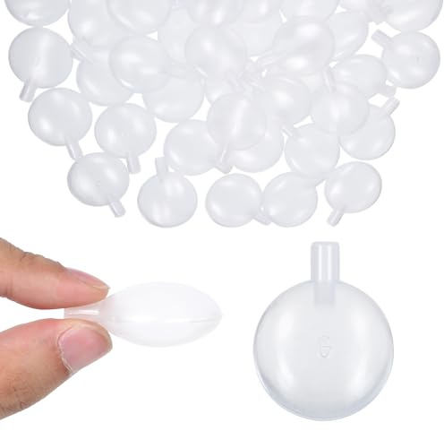 Qianyu 50 Pcs Squeakers for Dog Toys Noise Maker Plush Toy 35mm Clear Dog Toy Squeaker Repair Reed Insert Replacement Noise Generator Plush Accessories Dogs and Cats Sounder Toys Repair for Pet Supply