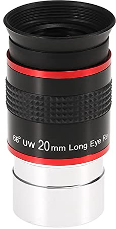 Professional Astronomical Telescope Eyepiece 1.25inch 68 Degree Wide Angle Eyepiece Planetary Eye Lens 6MM / 9MM / 15MM / 20MM Binoculars For Bird Watching(20mm)