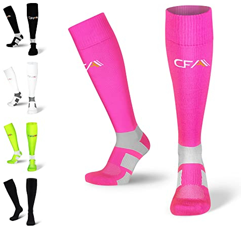 CFA V1 Kompressionsstrümpfe Damen und Herren - Ideal fürs Laufen, Fitnessstudio, Radfahren, Muskelerholung oder Workouts - Kompressionsstrümpfe Herren und Damen im Nachhaltige Dänisches Design