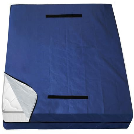 Mattress Bags for Moving and Storage Queen Size, Waterproof Mattress Cover for Moving with Heavy Duty Handles, Strong Zipper, Reusable Mattress Storage Bag, Moving Supplies & Moving Bags