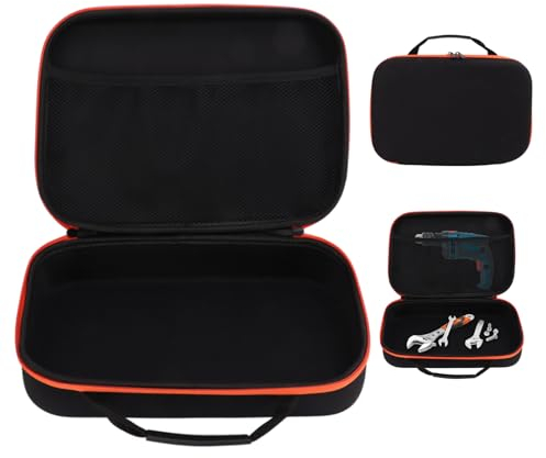 Étui de Stockage pour Perceuse électrique, Sac Pochette à Outils Sac Conteneur à Outils Oxford Tissu Accessoire Mallette de Rangement Outils de Coupe Organisateur de Stockage (S)