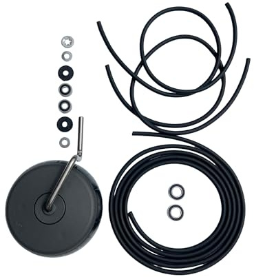 TIMBERA Kit de reparación para Husqvarna Automower - Sellos de rueda delantera, carrocería y pantalla + 2 rodamientos de eje de husillo - Compatible con los modelos 310, 315, 315X - Juego de piezas de