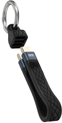 Câble USB-C Court Vers USB-C, Câble De Charge Double Tête USB-C 240 W, Transfert De Données 40 Gbit/s, Affichage Vidéo 8K 60 Hz, Compatible Avec Smartphone, Tablette, Hubs Et Stations D'Accueil