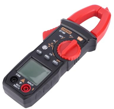 YWBL-WH ST182 Pinza Amperimétrica Digital, Multímetro Automático Portátil con Medición de Corriente CA, Pruebas Precisas de Voltaje y Temperatura para Electricistas e Ingenieros (Como se muestra)