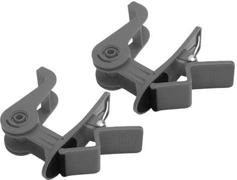 Pssopp 2Pcs Table Clamp Tape Dispenser, Packaging Tape Dispensers Dispenser Holder with 360 Degree Rotating Cutter for Home School Workshop Warehouse 2Pcs Table Clamp (Grey)