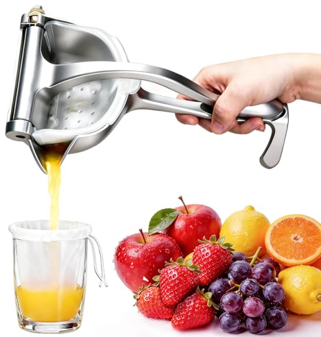 IMGROSE Fruit Juice Squeezer, Lemon Squeezer Manual, Non-Slip Ergonomic Grip, Easy to Use & Clean, 2026 New Upgraded Efficient Extraction of Citrus, and Other Fruits