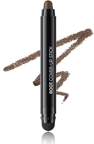 Root Cover Up Stick, copertura istantanea per capelli grigi 2 in 1, colore marrone, correttore per capelli naturale, impermeabile, radici e pagine, facile da usare