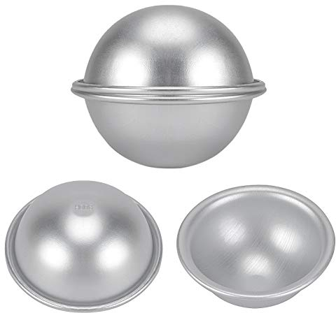 Emisfero Tortiera, Stampo per dolci in alluminio a mezza palla, Stampo da forno per torta budino dessert emisfero, 1 pezzi-10cm