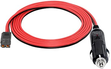 SinLoon - Cable de Encendedor de Cigarrillos a XT60 (2 m, Cable de Encendedor Macho a XT60 Hembra para inversor de Coche, inflador de neumáticos, Bomba de Aire