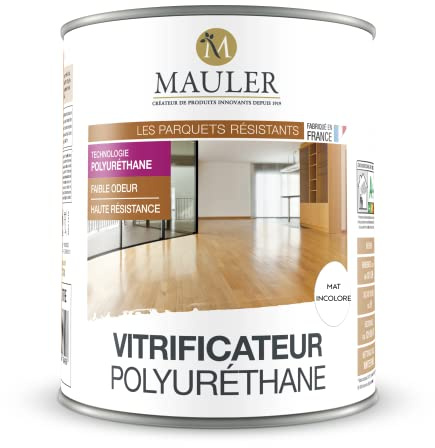 MAULER - Vitrificateur Polyurethane - 10L - Mat Incolore - Sans odeur et de très haute qualité