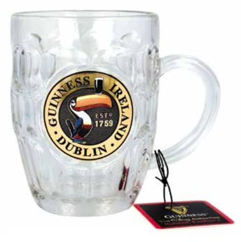 Shamrock Gift Company Guinness Toucan Gilroy Collection, boccale in vetro per hobby