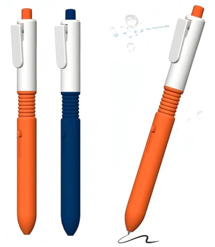 TBCDS 2 piezas Bolígrafos de agua, 2 en 1 con pistola de agua, escribibles y función de rociador, ideales para bromas y artículos, regalos feos para niños y adultos, útiles escolares y estudiantes