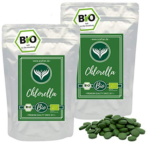 Azafran BIO Chlorella Algen Presslinge 1kg