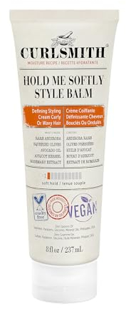 Curlsmith Hold Me Softly Style Balm - Crema Styling Bio per Capelli Mossi, Ricci e Afro (237ml)
