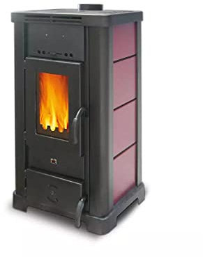 Isabel Bordeaux Stufa A Legna Ventilata 13,3 KW Superficie riscaldabile 200 mc