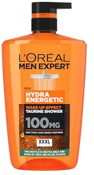L'Oréal Paris Men Expert Hydra Energetic Shower Gel, XXXL 1L