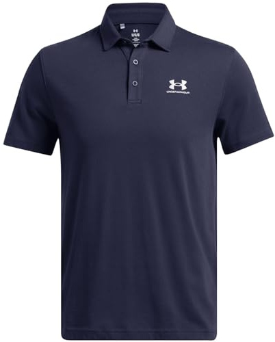 Under Armour Pikétröja för män, nylon, elastan