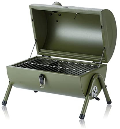 Camping Grill Träkol Bärbar Utomhusgrill Hem Bbq Tillbehör Grill Grill Utomhus Rese Grillverktyg Campinggrill Picknickgrill(Grün)