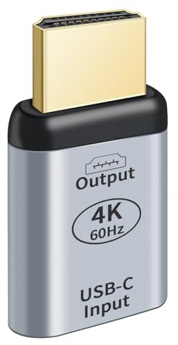 Sharelove USB C to HDM1 Adapter, Practical USB C Type C 3.1 Female Source to HD Sink HDTV Adapter, Aluminium 4K 60HZ for Many Models of Tablet & Phone & Laptop