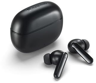 Motorola - Moto Buds 125 Auriculares Inalámbricos True Wireless, Emparejamiento Rápido, Resistentes al Agua, 17 Horas de Reproducción, Carga USB-C, Negro