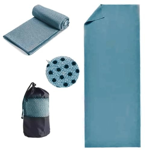 Oaygat Yoga Mat Towel Sweat Absorbent Yoga Blanket 24 x72 Quick-drying Hot Yoga Mat Cloth Yoga Mat Towel Non-slip Yoga Blanket with Mesh Carrying Bag for Bikram, Pilates, Gym Workout