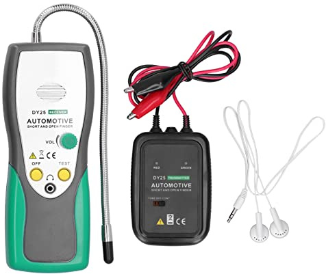 AKLOSIPY DY25 Automotive Short Open Circuit Finder Kabeltrådsdetektor för Bildiagnostik - Lokalisera Kortslutningar och öppna Kretsar med Känslighet för 42 Volt