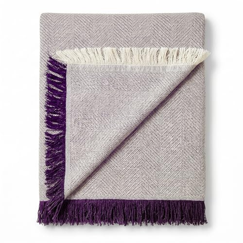 Martina Home Foulard Multiusos Espiga 230X260 Cm Crudo/Lila