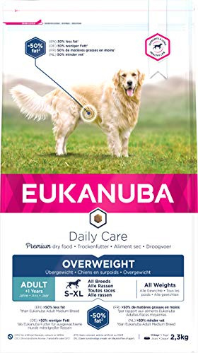 Eukanuba Daily Care Alimento Secco per Cani Adulti in Sovrappeso e Sterilizzati, 2,3 kg