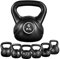 Yaheetech Kettlebell Set HDPE Coated Concrete Kettle Bell Weights Set for Strength Training - Heavy Weight KettleBell for Home Gym Fitness Weight Lifting Bodybuilding, 6kg