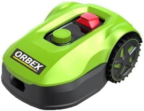 Orbex S900G Mähroboter / selbstfahrender Akku-Rasenmäher / Bluetooth- & WIFI-Verbindung / mit Regen-Sensor, Lifting-Sensor & Neigungs-Sensor/ Rasenfläche 900 m²