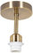 Brushed Antique Brass Ceiling Light Fitting for Industrial Style Light Bulbs | 12cm x 17cm | Suitable for Lamp Shades with E27 Lamp Holder by Happy Homewares