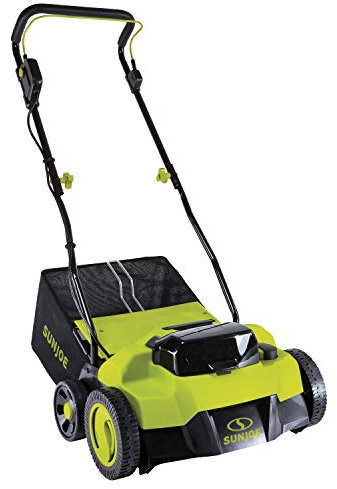 Sun Joe 24V-X2-DTS15-CT 24-Volt Cordless Scarifier + Dethatcher, 5-Depth Positions, 15-inch, Brushless Motor, Tool Only